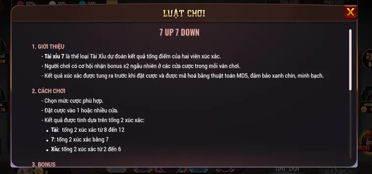 Hướng Dẫn Chơi 7 Up Down Tại BomWin Chi Tiết Cho Người Mới