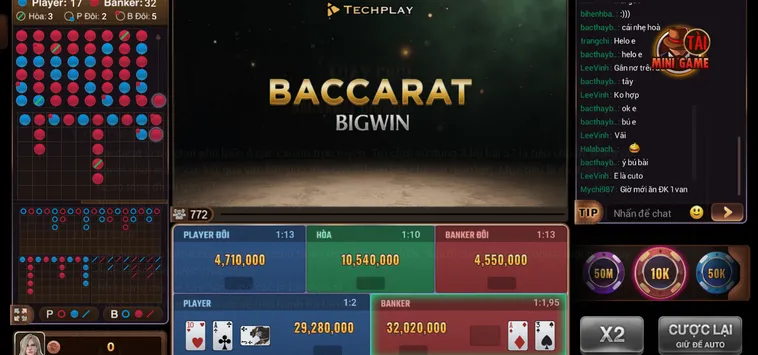 Hướng Dẫn Cách Chơi Baccarat BigWin Tại BomWin Chi Tiết Cho Người Mới