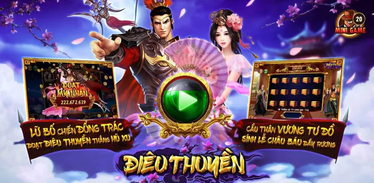 Trải Nghiệm Slot Game Điêu Thuyền Tại BomWin Với Tỷ Lệ Nổ Hũ Cực Cao