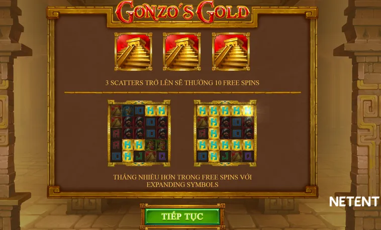 Slot Game Gonzos Quest Tại BomWin Hành Trình Chinh Phục Kho Báu Vàng Khổng Lồ