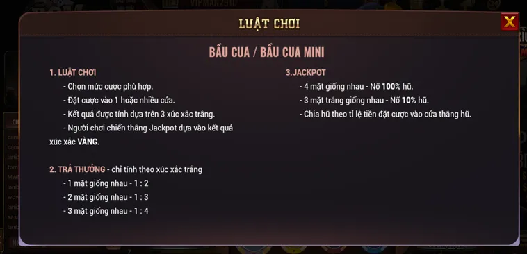 Mini Bầu Cua Tại BomWin Trò Chơi Dân Gian Cải Tiến Thú Vị Và Hấp Dẫn