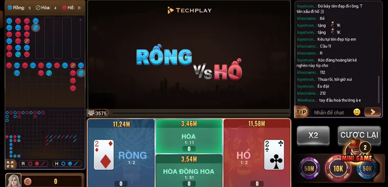 Hướng Dẫn Cách Chơi Rồng Hổ Live Slot Tại BomWin Chi Tiết Dễ Dàng