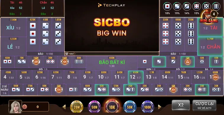Trải Nghiệm Đỉnh Cao Với Sảnh Sicbo BigWin Tại BomWin Hấp Dẫn Nhất Hiện Nay
