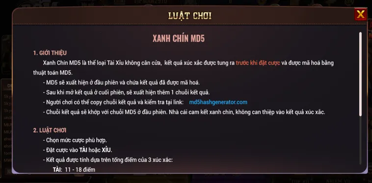 Tài Xỉu MD5 Tại BomWin Sảnh Cược Uy Tín Minh Bạch Cho Mọi Người Chơi