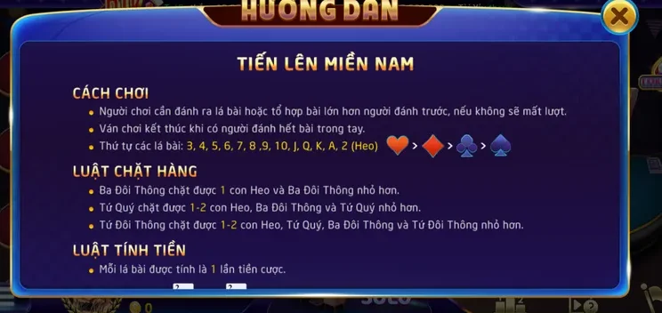 Hướng Dẫn Cách Chơi Tiến Lên Tại BomWin Đầy Đủ Chi Tiết Cho Người Mới